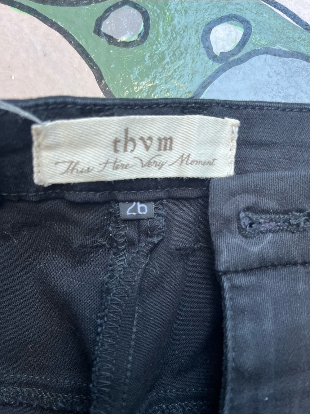 THVM zipper leg pants women